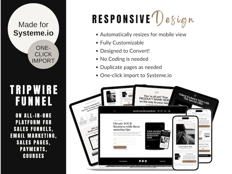 systeme.io, funnel, link in bio, sales funnel, one click import, done for you, landing page, squeeze page, digital marketing template, digital, 1-click import, tripwire, funnel, opt in, email marketing, systeme io template, template, upsell, bio link, 5 step tripwire, multi step tripwire funnel, systeme.io stan store dupe, systeme.io selling ebooks funnel, systeme.io pro landing page, systeme.io pro, systeme.io sales funnel, systeme.io 5 page funnel, systeme.io webinar funnel, ebook, canva, lib