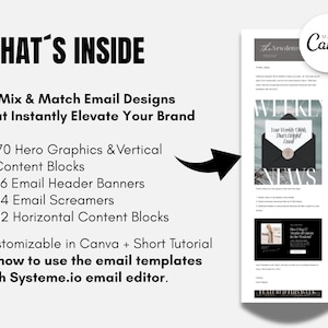 canva template, email marketing, email header template, systemeio, landing page, canva, done for you, email newsletter header, newsletter template, coaching course, marketing template, course template, coaching template, luxury email templates, email design, online business branding, canva email graphics, email branding kit, email marketing templates, canva templates for email branding, online business branding, Systemeio email editor, how to brand emails, canva brandings, email marketing