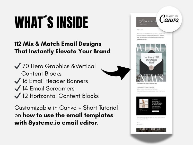 canva template, email marketing, email header template, systemeio, landing page, canva, done for you, email newsletter header, newsletter template, coaching course, marketing template, course template, coaching template, luxury email templates, email design, online business branding, canva email graphics, email branding kit, email marketing templates, canva templates for email branding, online business branding, Systemeio email editor, how to brand emails, canva brandings, email marketing