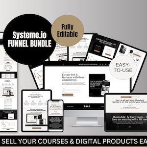 Systeme.io Tripwire Funnel Bundle: Homepage & Sales Funnel Template