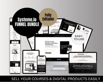 Systeme.io Tripwire Funnel Bundle: Homepage & Sales Funnel Template