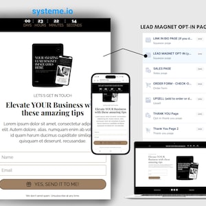 systeme.io, funnel, link in bio, sales funnel, one click import, done for you, landing page, squeeze page, digital marketing template, digital, 1-click import, tripwire, funnel, opt in, email marketing, systeme io template, template, upsell, bio link, 5 step tripwire, multi step tripwire funnel, systeme.io stan store dupe, systeme.io selling ebooks funnel, systeme.io pro landing page, systeme.io pro, systeme.io sales funnel, systeme.io 5 page funnel, systeme.io webinar funnel, ebook, canva, lib