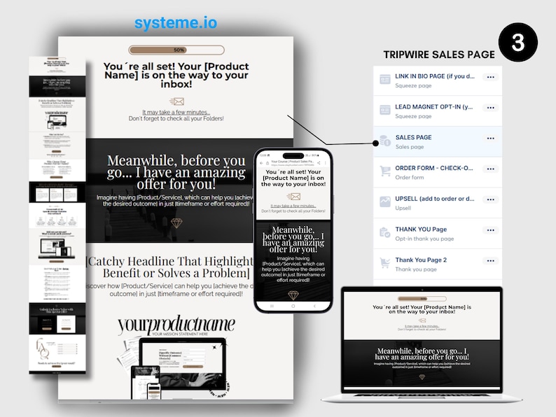 systeme.io, funnel, link in bio, sales funnel, one click import, done for you, landing page, squeeze page, digital marketing template, digital, 1-click import, tripwire, funnel, opt in, email marketing, systeme io template, template, upsell, bio link, 5 step tripwire, multi step tripwire funnel, systeme.io stan store dupe, systeme.io selling ebooks funnel, systeme.io pro landing page, systeme.io pro, systeme.io sales funnel, systeme.io 5 page funnel, systeme.io webinar funnel, ebook, canva, lib