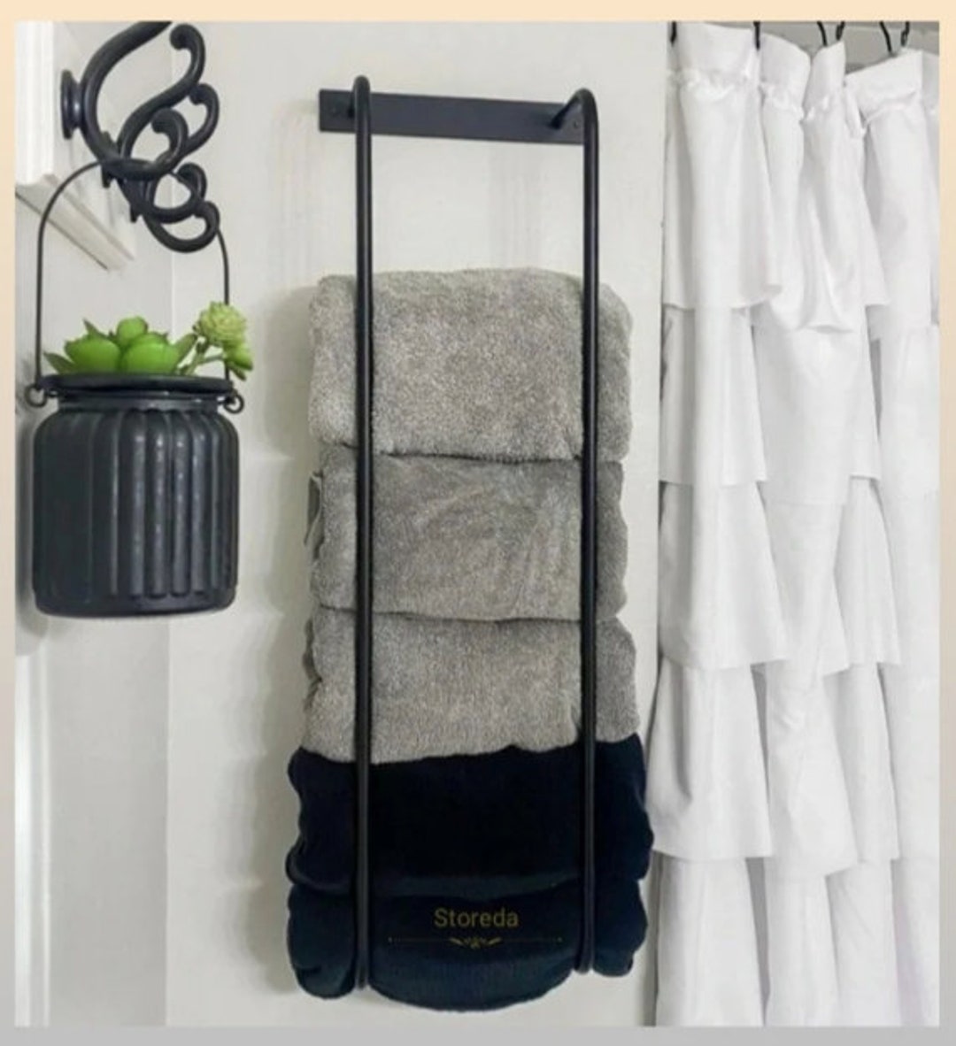 Bathroom Towel Rack Towel Rack Ladder Towel Rack Ladder Etsy