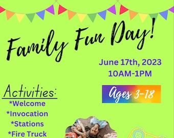 Family Event Flyer