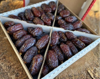 Date JUMBO Medjool certificate biologiche da 5 libbre, raccolto 2024 - Coltivate da CaliMedjool