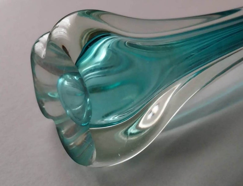 Murano Glass Vase 1950 Etsy