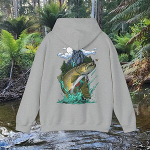 Trout Fishing Hoodie -  Australia