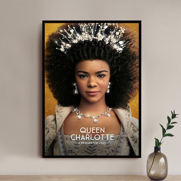 Queen Charlotte Bridgerton Poster - Etsy UK