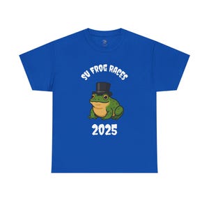 Frog Races Tee for Fun Lovers, 2025 Frog T-Shirt, Unisex Casual Shirt, Great for Events, Animal Lovers Apparel