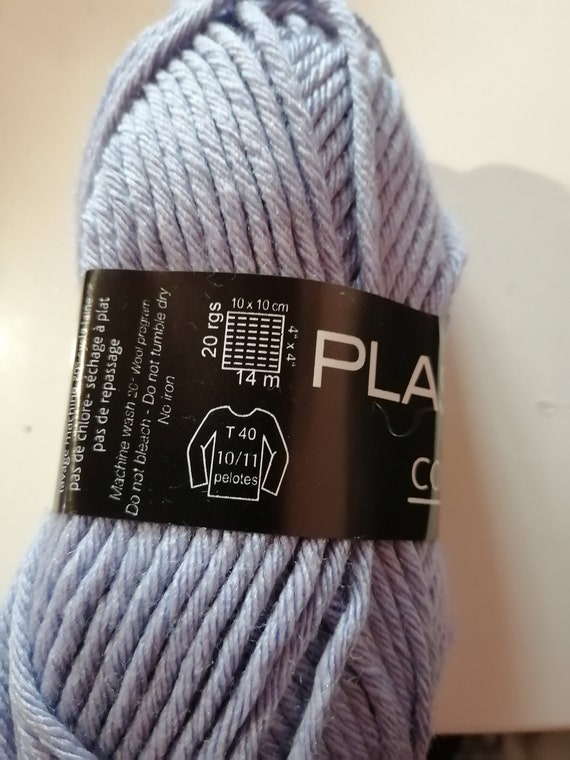 Fil à Tricoter Plassard 'Insolite' Col 11 Vert D'eau - 100% Polyester 25g - Neuf