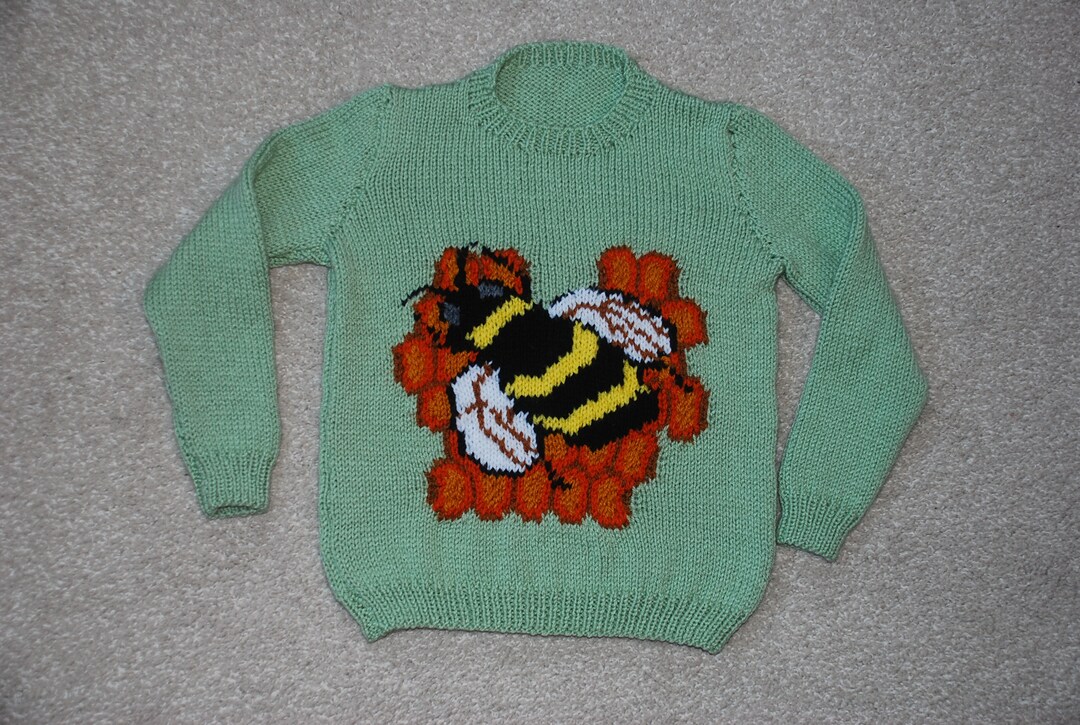 Buzzy Bee, Children's Jumper Knitting Pattern - Etsy