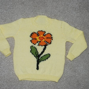 Nasturtium, Children&#39;s Jumper, Knitting Pattern