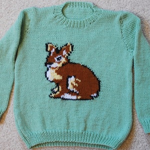 Roddy the Rabbit, Children&#39;s Jumper Knitting Pattern