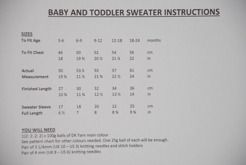 Chippy the Chick, Baby & Toddler's Jumper Knitting Pattern - Etsy