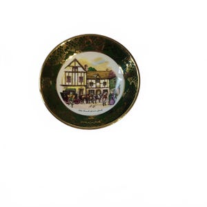 Vintage Falcon Ware Decorative Plate with British York Scene