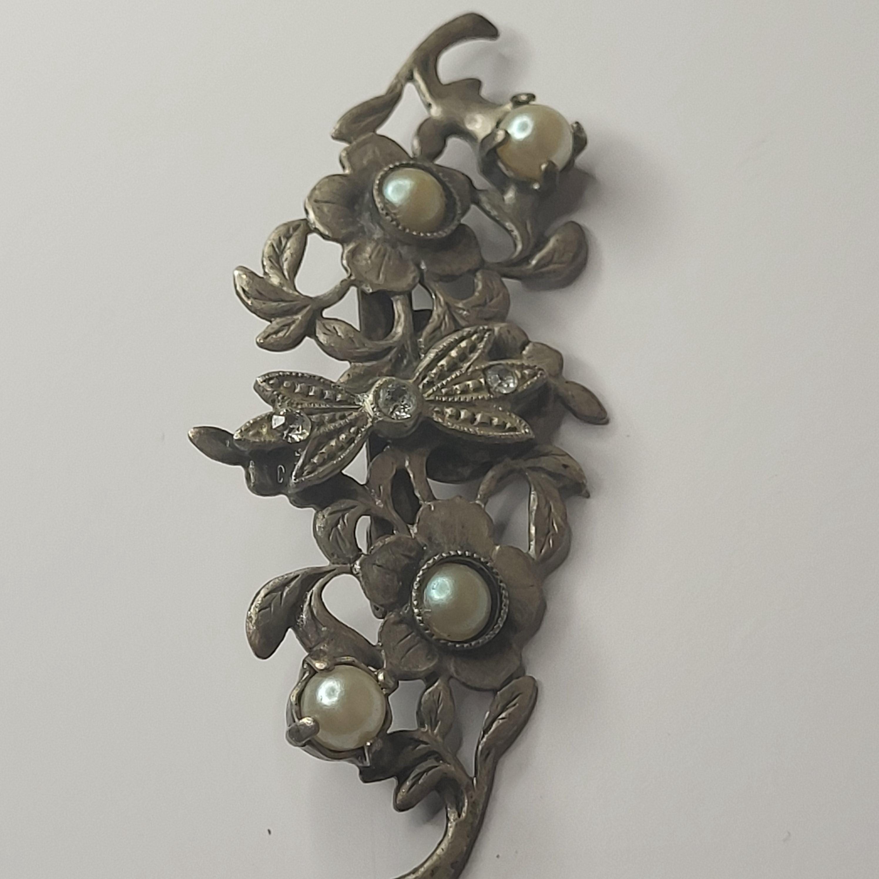 Vintage Nicla Oggetti Floral Brooch – Made in Italy - Etsy