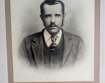 Antique portrait of a Victorian Gentleman Circa 1880's