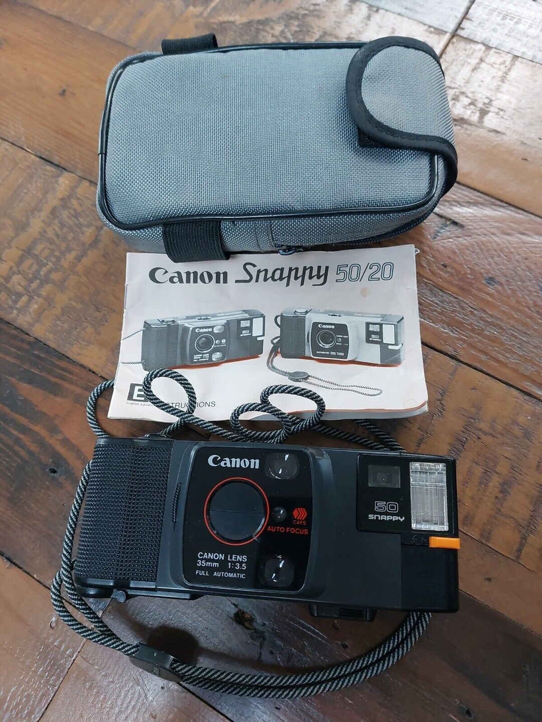Canon Snappy 50 35mm Film Vintage Camera 1982 Etsy