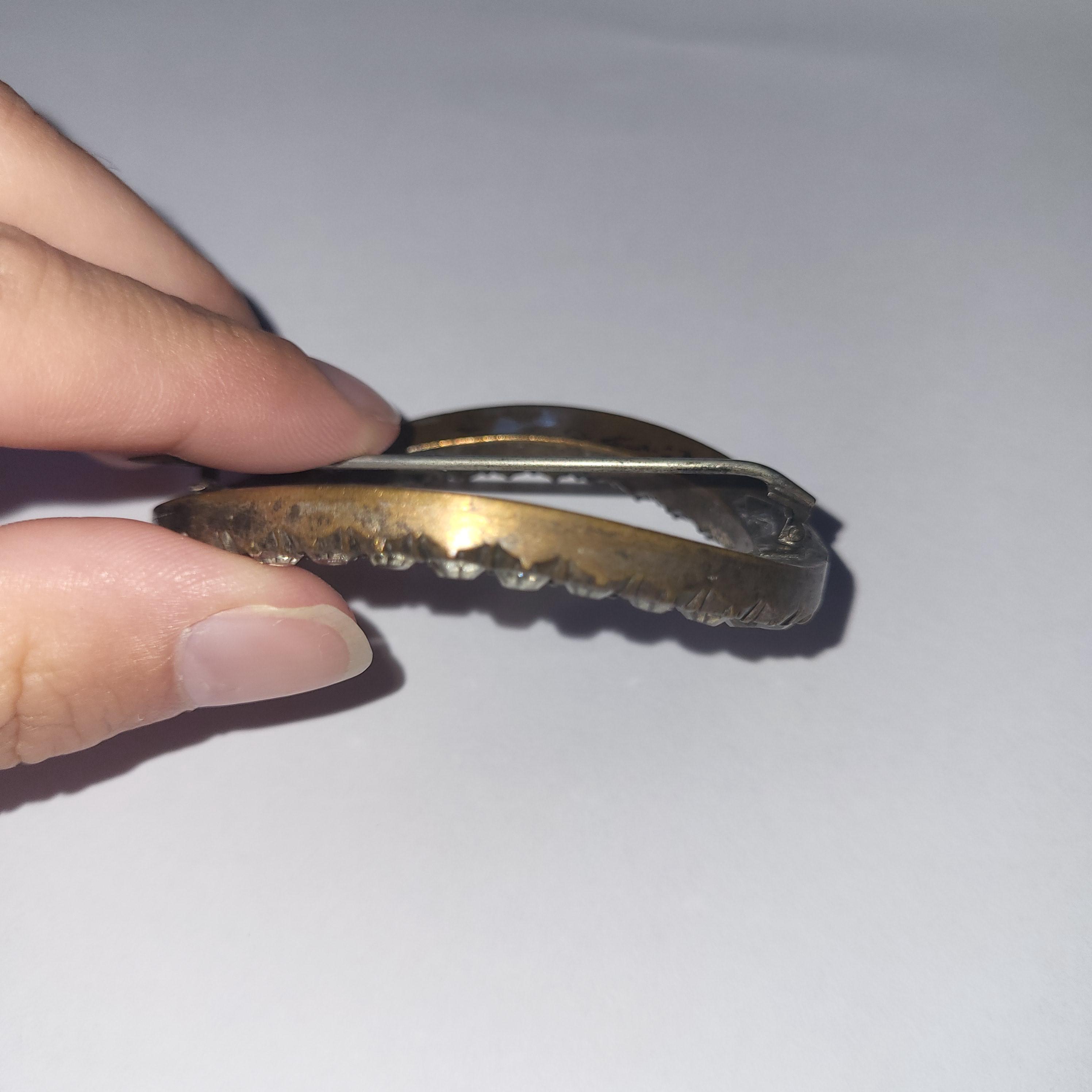 アンティーク ジョージアン ペーストバックル ブローチ – オーバル