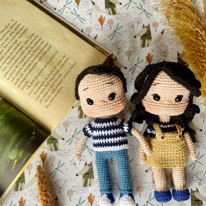 Crochet Amigurumi Couple Doll valentine amigurumidoll bestcoupledoll image 1