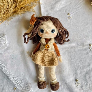 Hazel Doll Amigurumi PDF Pattern-Eng-   #amigurumidoll #amigurumi #autumngirl