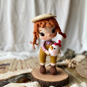 Asia doll and chicken Amigurumi Pattern PDF TUTORIAL ENGLISH