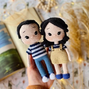 Crochet Amigurumi Couple Doll valentine amigurumidoll bestcoupledoll zdjęcie 2