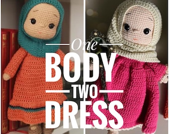 Hijabi Hanne Doll Amigurumi Pattern PDF TUTORIAL ENGLISH