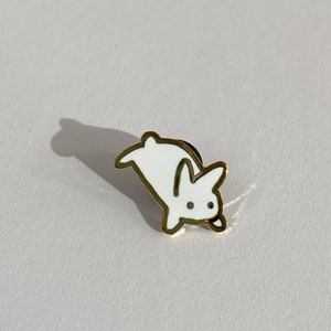 Bun Leap Enamel Pin