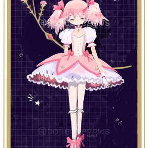 Madoka Kaname Madoka Magica Art Print