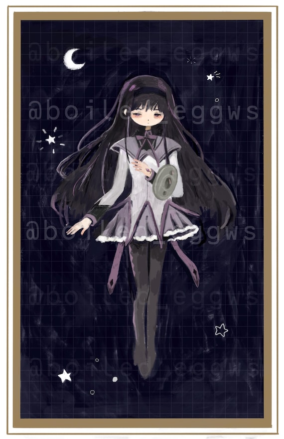 Homura Akemi Madoka Magica Art Print - Etsy