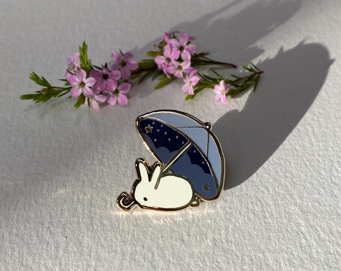Starry Night Bun Enamel Pin