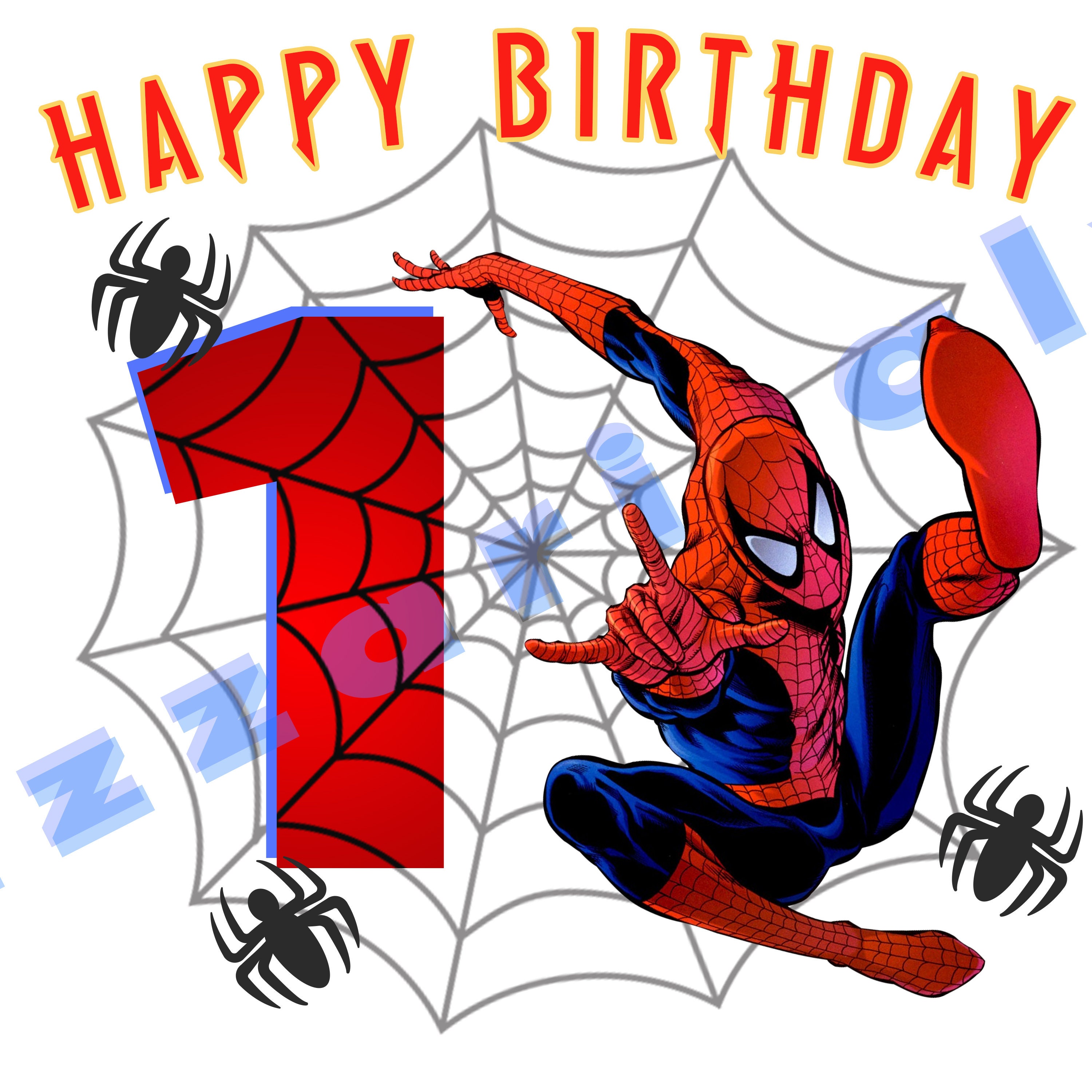 その他 THE AMAZING SPIDER-MAN Happy Birthday 81EWF8bFk5L._UF1000,1000_QL80_.jpg