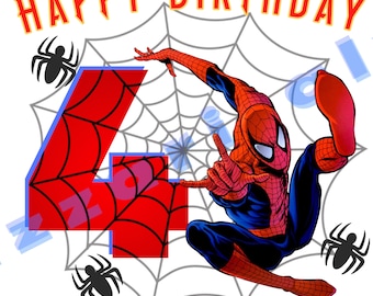 Spiderman Geburtstagsgirlande – 1,90 M Lang, Aus Pappe – Perfekt Für Die Deko
