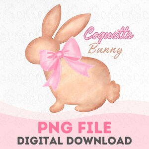 Kokette Osterhase Png Clipart Pink Ribbon Bogen Ostern Sublimation Digitales Design Trendy Osterhase Hase Aquarell Frohe Ostern png
