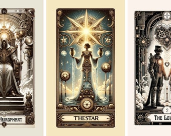 Tarot Card Deck ~ Celestial Steampunk - First Edition