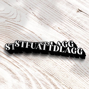 STFUATTDLAGG - Bookish Sticker image 1