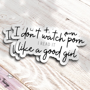 I don&#39;t watch, I read - Bookish Sticker
