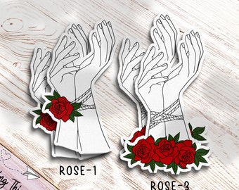 Tie Me Up with Roses - Bookish Sticker - Dark Romance Sticker