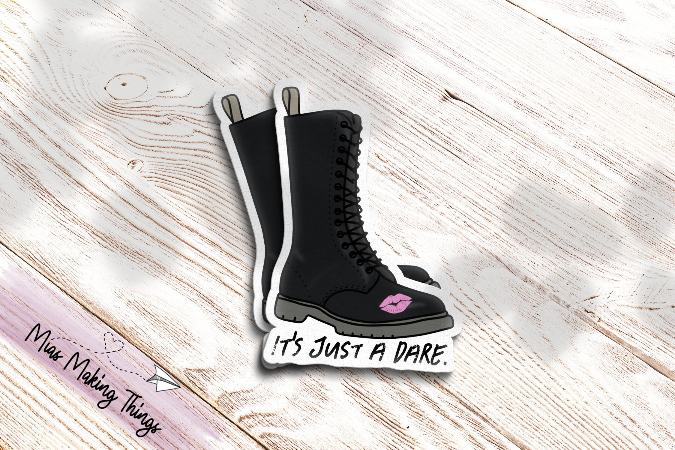It's Just A Dare - The Dare Harley Laroux - AUTHORIZED Bookish Sticker