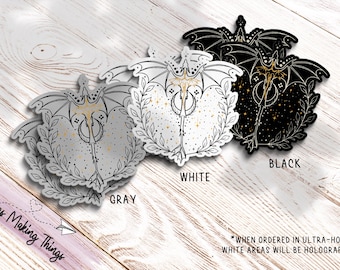 Fantasy Dragon - Dragon Magic - Fourth Wing Inspired - Iron Flame Inspired - Onyx Storm Inspired - Kindle Sticker - E Reader Sticker