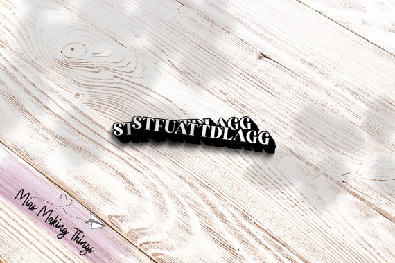 STFUATTDLAGG - Bookish Sticker
