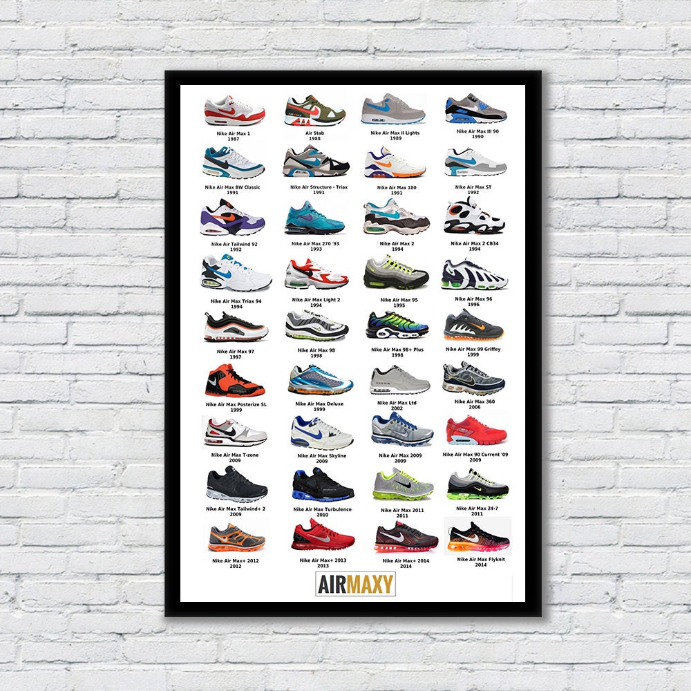 NIKE AIR MAX 90 THE WANTED LIST POSTER (50x70CM)