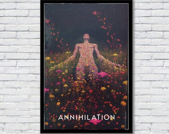 Annihilation (2018) Movie Poster, Canvas Poster, Canvas Wall Art, Vintage Art Print, Home Decor, Room Decor