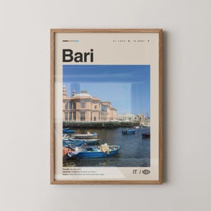 Bari Print Black and White, Bari Wall Art, Bari Poster, Bari Photo, Bari Wall Décor, Italia, Italy, Apulia, Bare, Varion