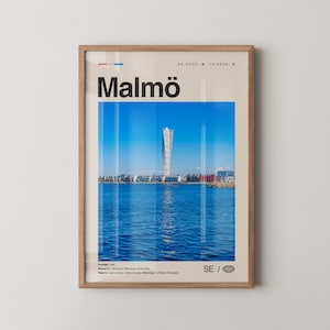 Malmo Print, Malmö Wall Art, Malmö Poster, Malmö Photo, Malmö Wall Décor, Malmö Map, Sweden