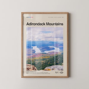 Adirondack Mountains Print New York, Adirondack Mountains Wall Art, Adirondack Mountains Poster, Adirondack Mountains Photo