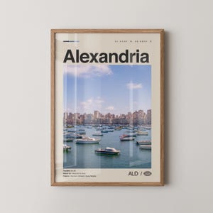 Alexandria Print Ägypten, Alexandria Wandkunst, Alexandria Poster, Alexandria Foto, Alexandria Wanddekor, الإسكندرية Afrika