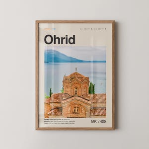 Ohrid Print, Ohrid Wall Art, Ohrid Poster, Ohrid Photo, Ohrid Wall Décor, Охрид, North Macedonia, Travel Poster Print Europe